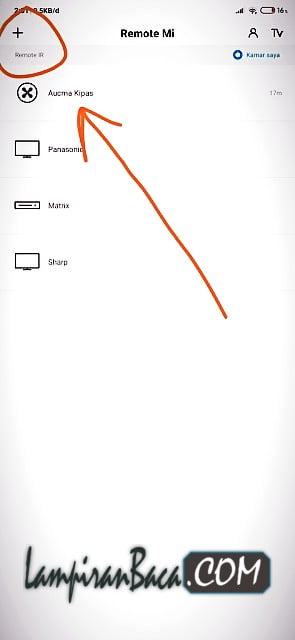 Aplikasi Remote untuk kipas angin Miyako : Mi Remote