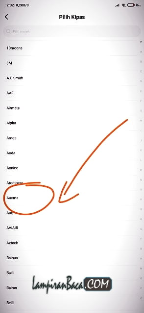 Aplikasi Remote untuk kipas angin Miyako : Mi Remote