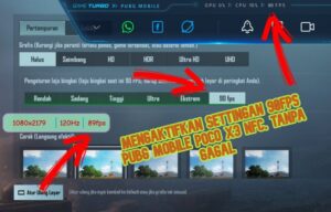 Mengaktifkan Settingan 90fps PUBG Mobile Poco X3 NFC / Pro