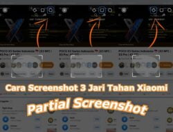 Cara Screenshot 3 Jari Tahan Xiaomi / Partial Screenshot Dengan Mudah