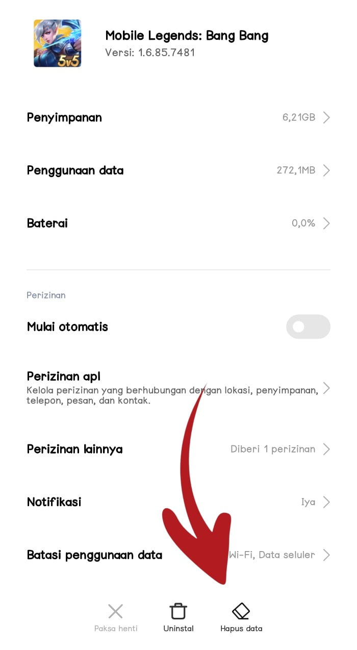 Cara Instal Ulang Game Mobile Legend