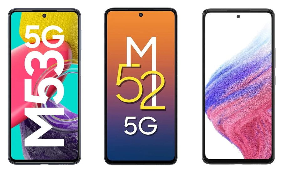 Samsung M52 5G dan Samsung M53