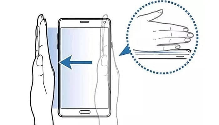 Cara Screenshot Samsung A30 Dengan Mengusap Layar 1