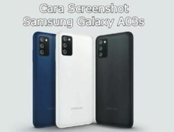 Cara Screenshot HP Samsung A03s Dengan Mudah