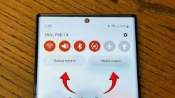 Cara Sembunyikan Menu Kontrol Perangkat dan Ouput Media di HP Samsung